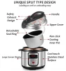 8 Liter Luxury Smart Rice Cooker Insulation Cooking Pressure Cooker Stainless Steel