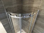 8mm Plain Arc-shaped Sliding Shower Door BL-046C