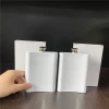 8oz 240ml blank sublimation blanks personalized Stainless Steel Hip Flask for Drinking Liquor Whiskey Rum Vodka for DIY printing