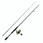 9' Medium Power 2 Sections Carbon Fiber Spinning Fishing Rod