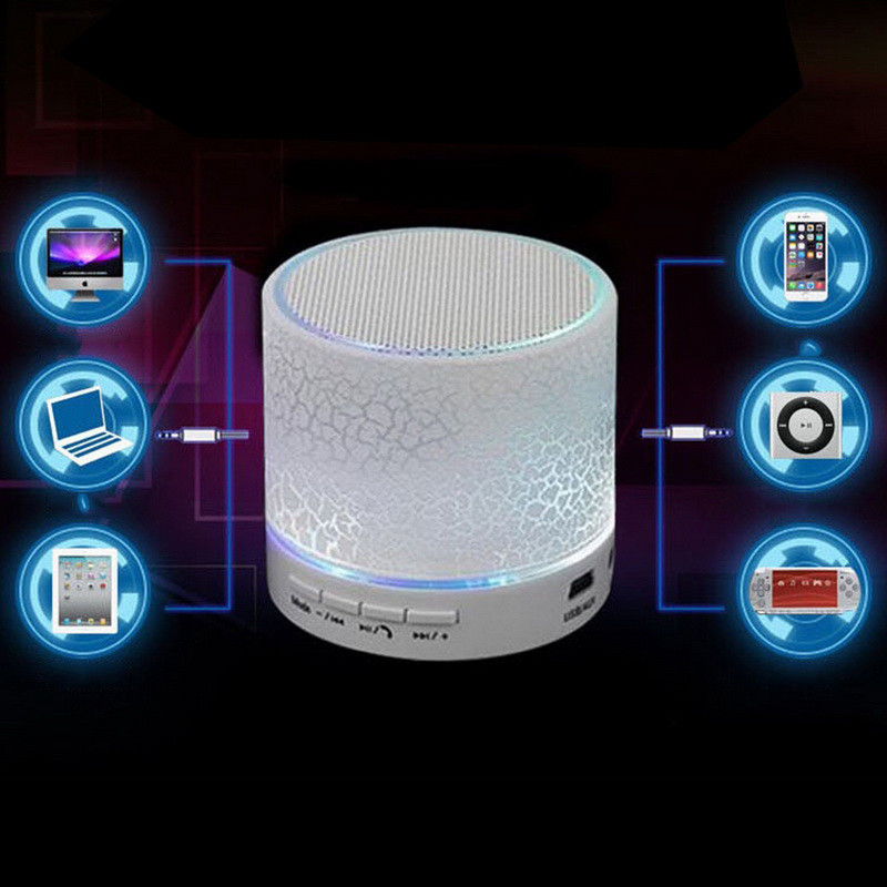 Buy A9 Mini Wireless Speaker Led Hands-free Tf Usb Speaker Portable ...