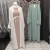 Import Abaya Women Dress Kimono Muslim Robe Dresses Open Modest Dubai 2021 Cardigan Robes Front Islam Abayas Islamic Clothing from China
