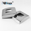 ABLinox 40mm square shape railing base plate cover glass railing hardware stainless steel balcony rail cover