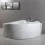 Import Acrylic air bubble &amp; whripool corner 2 person bathtub pillow massage bathtub bathtub from China