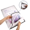 Adhesive Restickable Wall Mount Clear PVC A5 File Card Sign Holder Document Pocket Pad