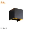 Adjustable deco square outdoor garden wall led light
