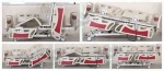 AG-BY003C China ABS bed board linak motor electrical medical five functions free used hospital bed for sale price