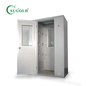 Air show room Automatic interlock SS304 Class 100 Cleanroom CE certificated double air flow Air shower