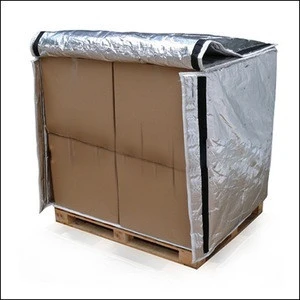 Air transport &amp; sea bulk thermal isolation pallet cover for medicines&amp; chemical or Fruit