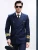 Import Airline Flight Attendant Blue Black Color Men&#39;s Captain Pilot Suit Uniform from China