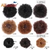AliLeader High Temperture Fiber Hair Bun Afro Curly Chignon For Women Synthetic Large Chignon