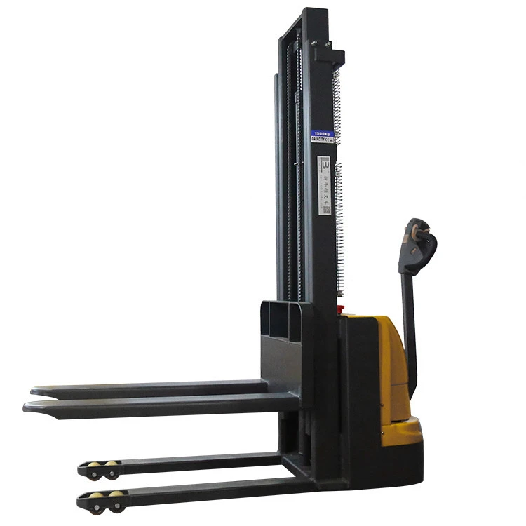 all electric walking forklift 1ton 1.5 ton pallet stacker electric stacker