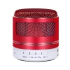 Alloy Mini Wireless Bluetooth Speaker Stereo Subwoofer Mic Head Shaped Portable Colorful Hands Free TF FM Radio Outdoor Speaker