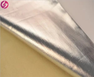 Aluminized high temperature resistance aramid fabric for robot protective clothing
