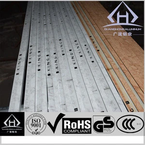 Aluminum Trim Strip For Tile Edge Tile Accessories with Wood Finished