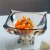 Import Amazon hot sale crystal singing bowl fruit salad bowls Silver tableware stage bowls with footstand from China