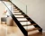 Import America Building code modular staircase kit steel wood stair from China