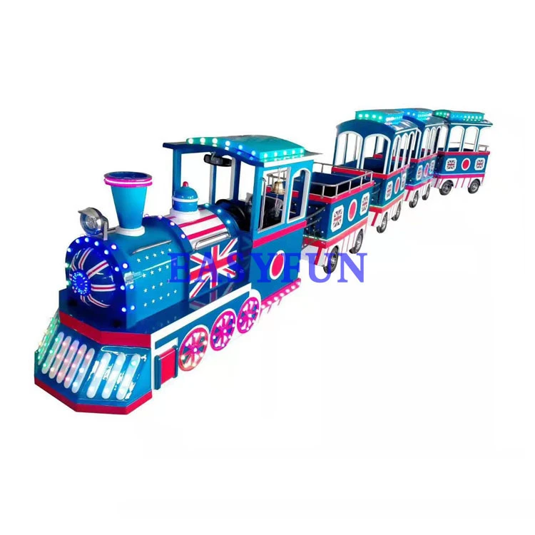 Amusement Park Ride Kids Electric Mini Tourist Kiddie Trackless Train For Sale