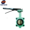 API1609 2&quot; Inch PTFE Seat Ductile Iron Body Handle  Wafer Butterfly Valves