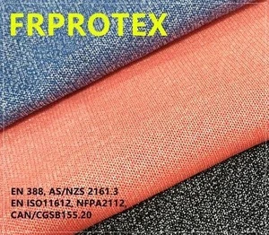 Aramid Cut Resistant FR Jersey Fabric for PPE Workwear