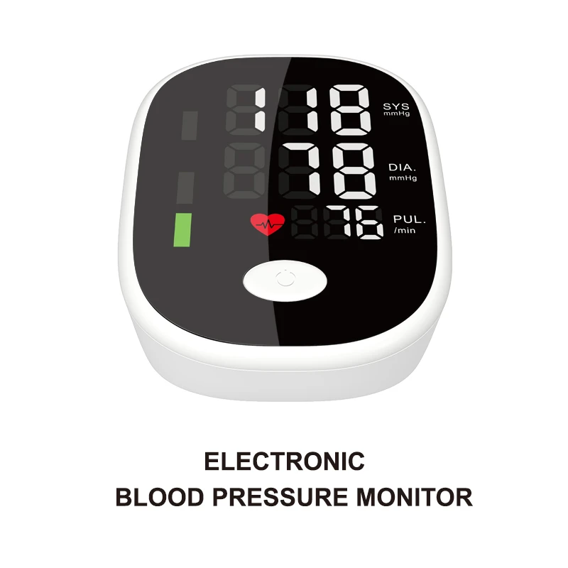 Arm style Shoulder blood pressure meter LCD full screen display sphygmomanometer Measurement high low blood pressure Monitor