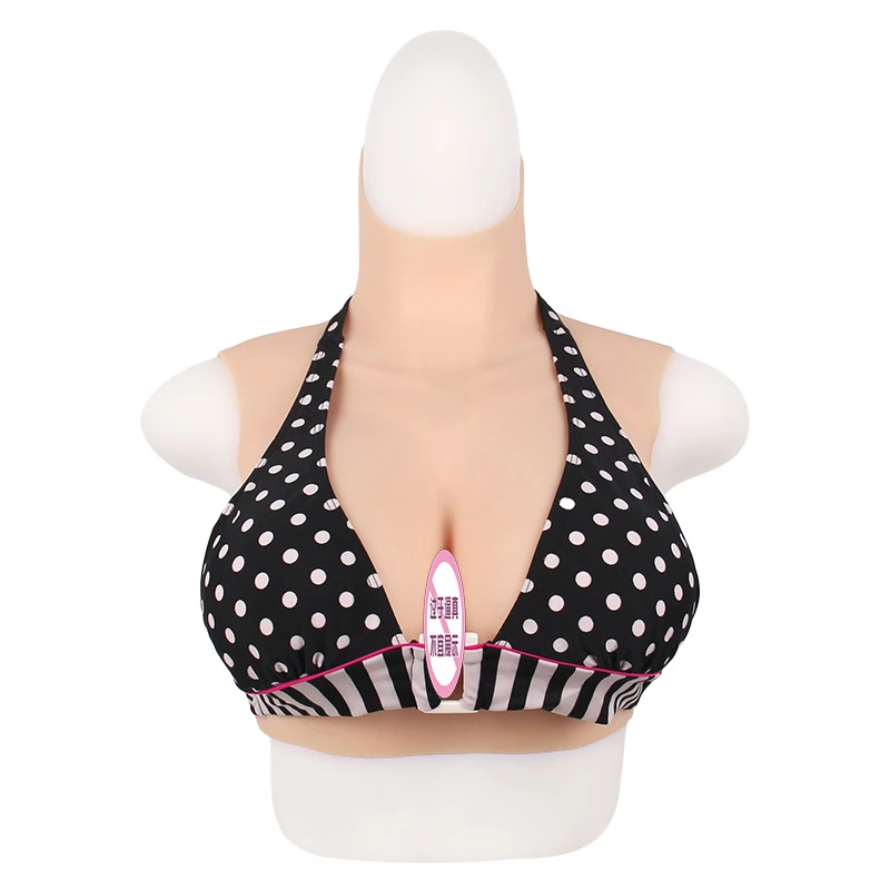 Artificial Half Body Realistic High Elastic False Boobs Silicone Breast Forms for Crossdresser