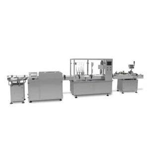 Automatic round Square bottle filling capping and labeling machine
