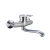 Import B0025-C Chinese Manufacturer Economic Cheap Long Neck Spout Brass Single Lever Sink Kitchen Faucet from China