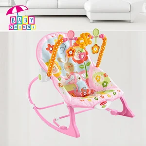 Baby bouncer baby rocker with vibration and music baby rocking chair bunny