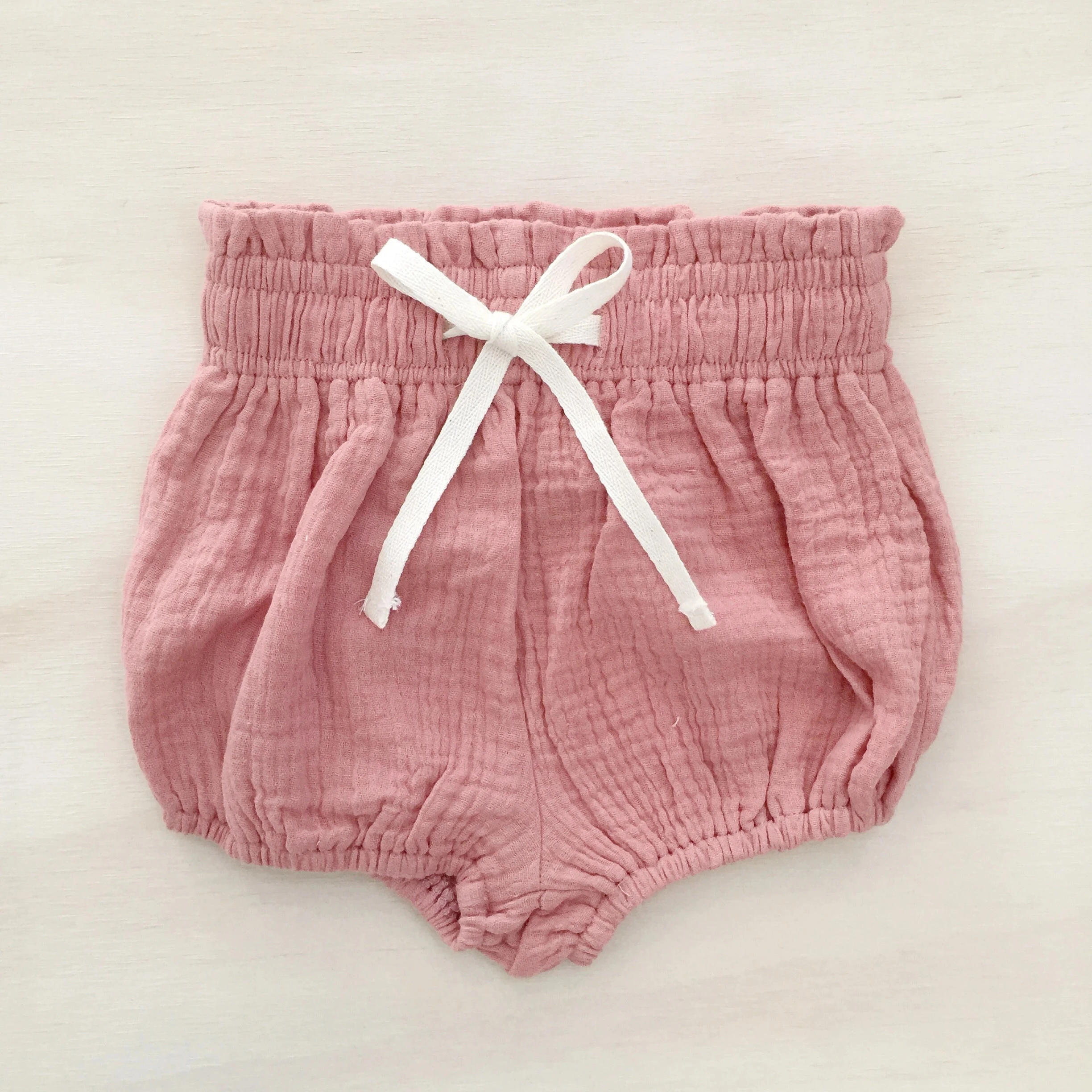 Baby Girls Boys Muslin Cotton Linen Blend Bloomer  Loose Harem Bloomer Shorts