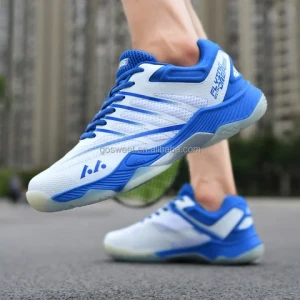 Badminton Shoes Men And Women With Rotating Buttons Anti-slip And Wear-resistant GSW Training Sports Tennis Shoes