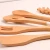 Import Bamboo Kitchen Utensil Set - 5 Piece Premium Cooking Tools and Gadgets; Spoons, &amp; Spatulas with Hanging Storage Holes in the Han from China
