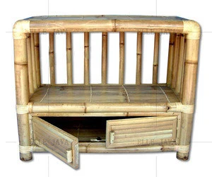 Bamboo Storage Cabinets Living Room Furniture
