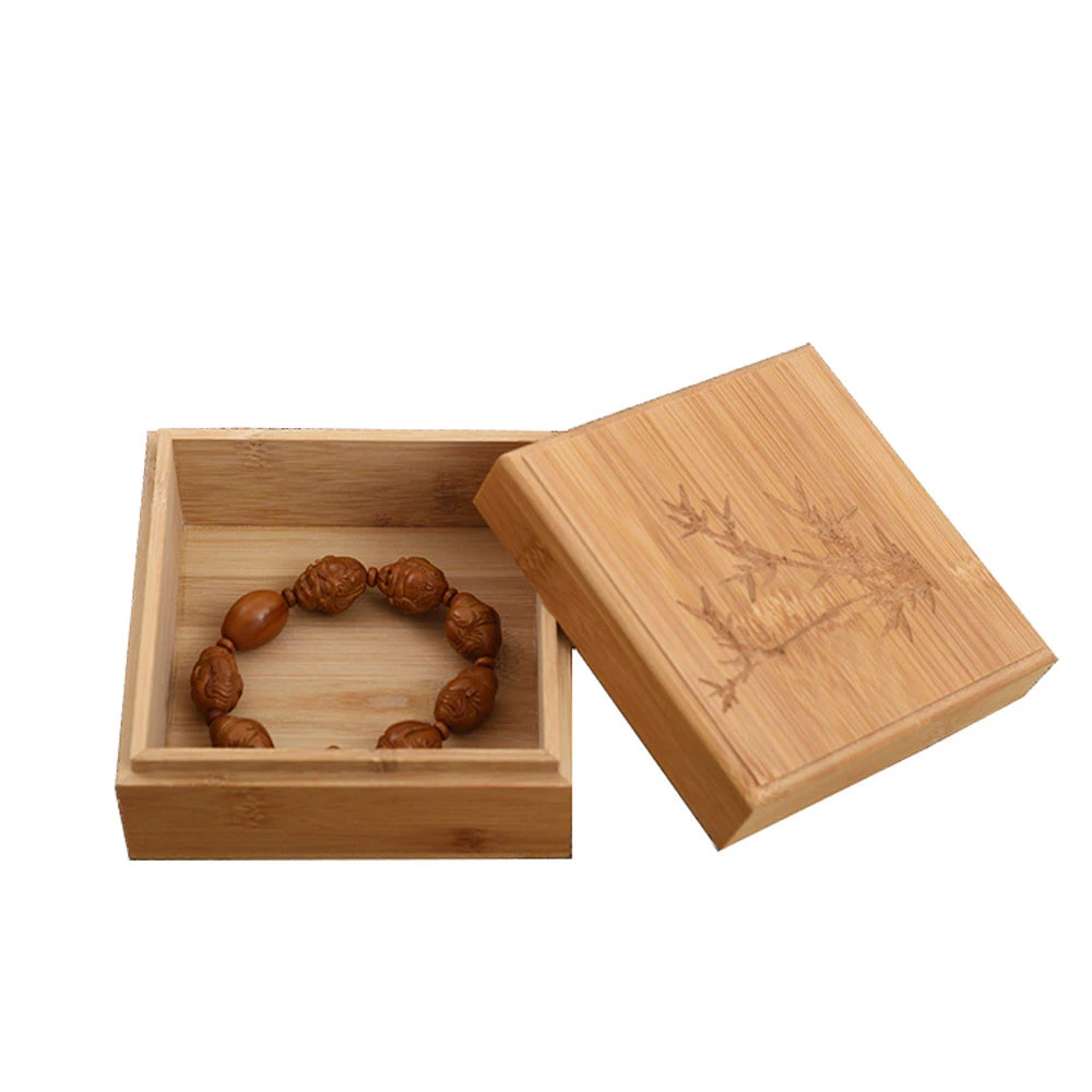 bamboo wooden jewelry box wood bracelet storage gift case