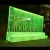 bar furniture acrylic wine bar display cabinet with water bubble wall led glow furniture