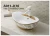 Import Bathroom Counter Top Basin Ceramic Price Vessel Sinks Restaurant Washing Basin from China