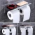 Import Bathroom Fittings Wall Mounted Black Bronze Toilet Paper Holder with Mobile Phone Rack from China