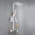 Import Bathroom luxury brass shower faucet set rainfall digital display shower from China
