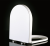 Import Bathroom white color PP soft close toilet seat cover from China
