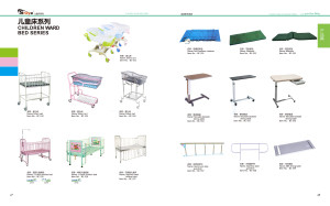 BC-536 Children medical bed one crank Manual Medical Pediatric Hill Room Hospital Bed for sale
