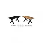 beautiful Indian decors rectangle top mango wooden base iron metal base dining table