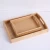 Import Beech Pallet Tea tray Dessert plate Fruit tray Rectangular plate With handle from China