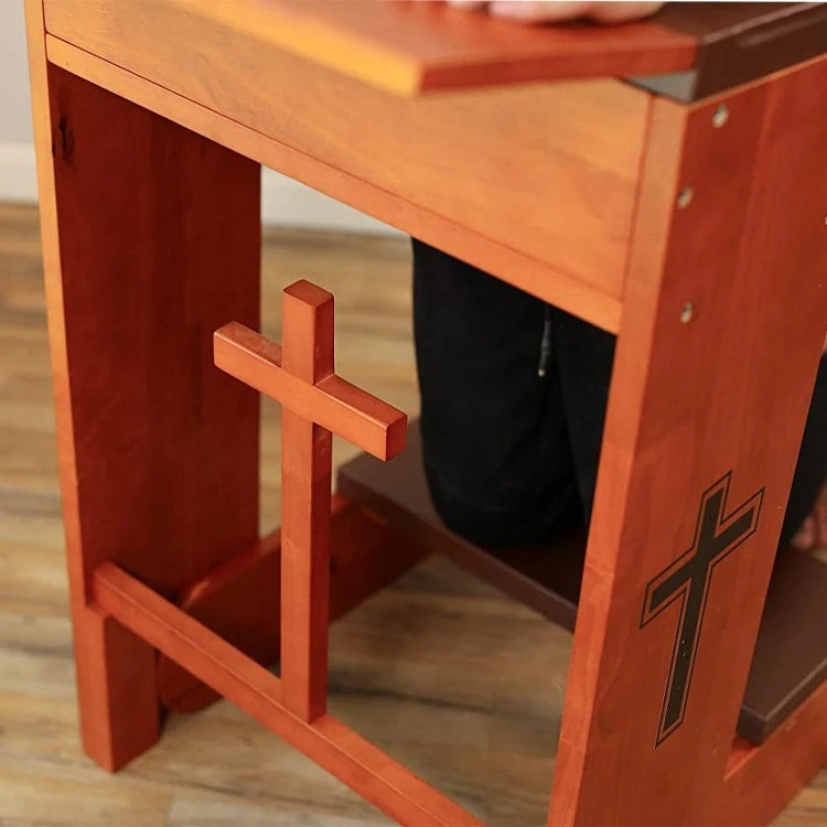 Bench Stool Table Chair Padded Kneeler Shelf Folding Wooden Church