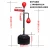 Import Best Quality Ball Sparring Kicking Training Eco Friendly Punching Standing Kick Speed Bag Boxing boxing speed ball punching ball from China
