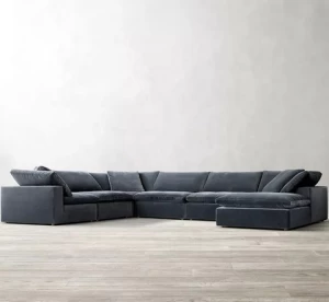 best selling elegant sectional sofa luxury modern velvet couch European style sofa set furniture