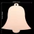 Import Best selling items custom unfinished 80mm wooden bell Christmas gift tags Christmas tree hanging pendants decorative accessories from China