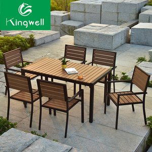 Best selling outdoor dining table chairs for restaurant used cafe furniture