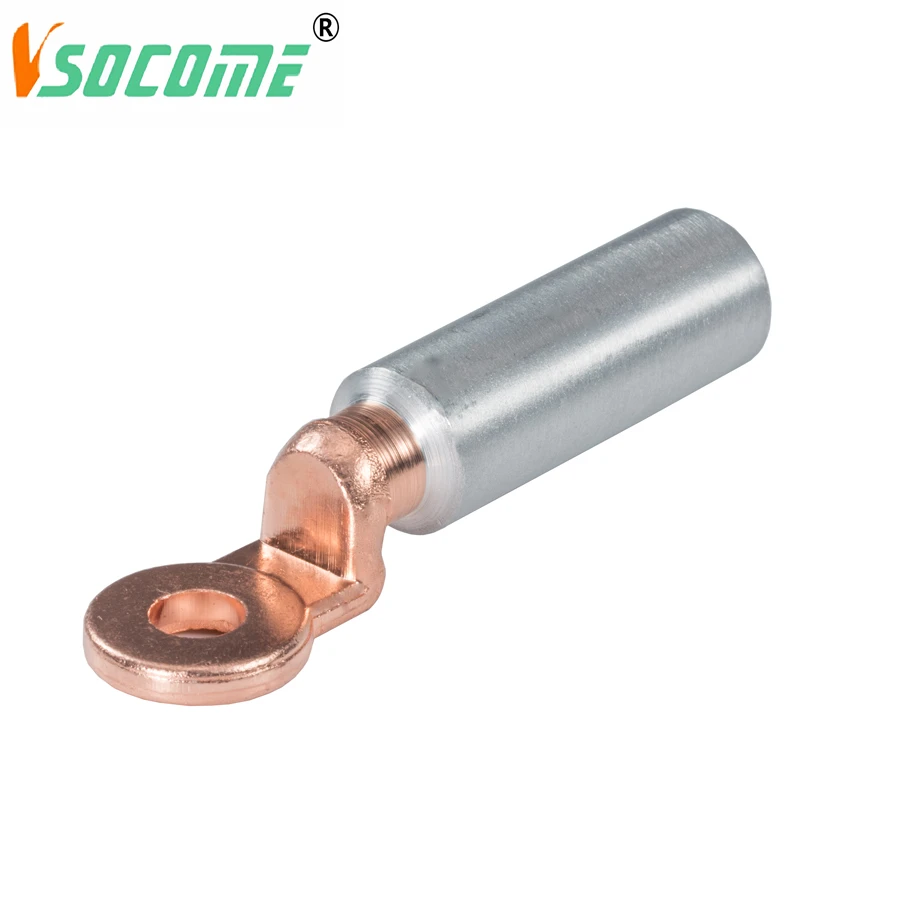 Bimetallic terminal connectors mechanical copper compression cable lugs