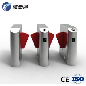 Biometric Flap Turnstile Automatic Gate Access Control System for Malaysia Office