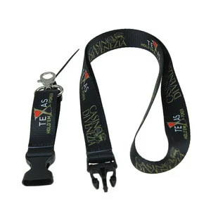 Black retractable reels key chains lanyards neck straps for id badge holder
